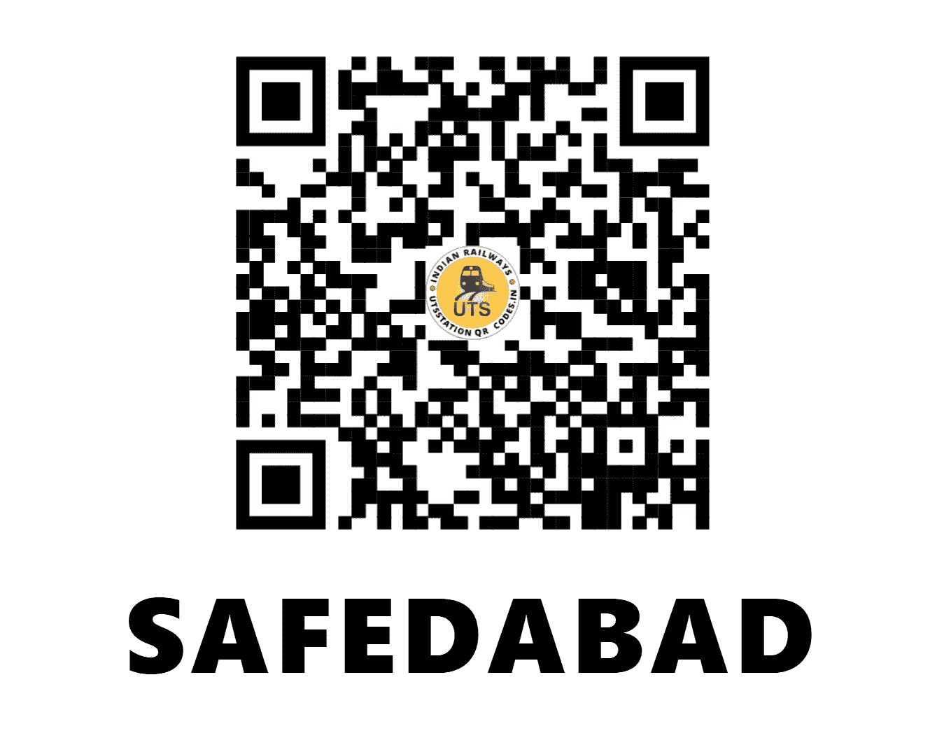 UTS QR Code for SAFEDABAD - SFH - NR (UTTAR PRADESH)